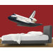 Space Shuttle In Flight  Wall Decal