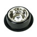 Two Piece Dog Bowl with Skid Stop in Black