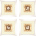 Coastal Stylized Shell Framed Art (Set of 4)