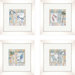 Coastal Sun Lover Framed Art in (Set of 4)