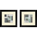 Contemporary Quadrangle Framed Art (Set of 2)