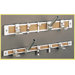 Map/display Rail End Cap Pair