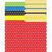 Mini File Folders Assorted Polka