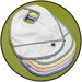 Antimicrobial Moisture Control Bib in Yellow