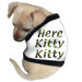 Here Kitty Kitty Dog Tank in White