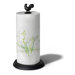 Rooster Paper Towel Holder in Black