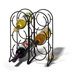Horseshoe 6 Bottle Tabletop Wine Rack