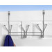 Closet Organisation Windsor Over The Door Triple Hook Rack in Chrome