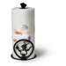 Silhouettez Pantry Chef Paper Towel Holder in Black
