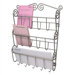 Scroll Wall Mount Letter Holder in Satin Nickel