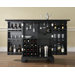 LaFayette Expandable Bar Cabinet in Black