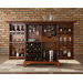 Newport Expandable Bar Cabinet in Classic Cherry