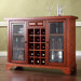 LaFayette Sliding Top Bar Cabinet in Classic Cherry