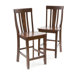 Shield Back 24" Barstool in Vintage Mahogany