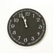 Small Clock with No Center Shape "I'm Late, I'm Late for a Very Important Date"