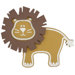 Lion in Mustard Yellow and Brown Mane (No Glitter)