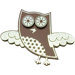 Glitter Owl with Dots
