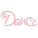 Dance Glitter Wall Word