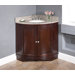 Corner 38" Vanity with Backsplashes