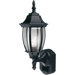 Motion Activated Six-Sided Diecast Aluminum Lantern in Black