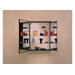 PL Series Flat Plain Mirrored Door Cabinet with Inside Tri-View