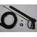 Vented Pressure Washing Gun Kit with 18" Zinc-Plated Wand QC