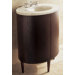 Ovale Cabinet Marble Bathroom Vanity Set