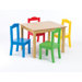 Kids 5 Piece Wood Table and Chair Set