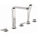 Veris Volume Control Roman Tub Faucet with Personal Hand Shower