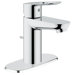 BauLoop Single Handle Centerset Bathroom Faucet with Drain Escutcheon