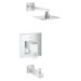 Eurocube Volume Control Tub and Shower Faucet