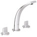 Ondus Double Handle Widespread Bathroom Faucet