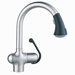 Ladylux Cafe Single Handle Single Hole Kitchen Faucet with Pull Out Spray