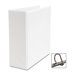 D-Ring Binder, w/ Pockets, 4" Capacity, White
