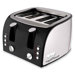 4-Slice Toaster, 12-1/2"x11-1/2"x8-1/4", Stainless Steel