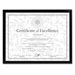 Document Frame, 8"x10", Black