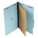 Classification Folder,1 Divider,4 Fasteners,Legal,20/BX,BE
