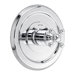 Hatteras Thermostatic Mixing Valve  and Trim with Metal Cross Handle