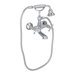 Hatteras Double Handle Deck Mount Clawfoot Tub Faucet