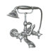 Savina Double Handle Deck Mount Clawfoot Tub Faucet Trim Cross Handle