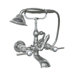 Savina Double Handle Deck Mount Clawfoot Tub Faucet Trim Lever Handle