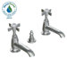 Savina Widespread Bathroom Sink Faucet with Double Cross Handles