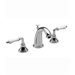 Classic Widespread Bathroom Faucet with Double Porcelain Lever Handles