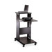 Presentation Stand,Adjustable,18-1/2"x32-1/4"x39-1/4",Black