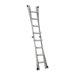 Telescoping Ladder,w/ J Lock,17',8-1/2"x24-5/8"x204",AM