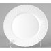 (144 Per Container) 10.25" Classicware Plastic Plate in White
