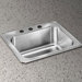 Celebrity 25" x 22" Self-Rimming Stainless Steel Sink