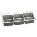 Gourmet Lustertone Triple Bowl Sink