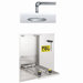 Wall Mounted Recessed Stainless Steel Cabinet with Aerated Eye / Face Wash and Recessed Showerhead