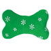 Small Blizzard Bone Dog Toy in Green